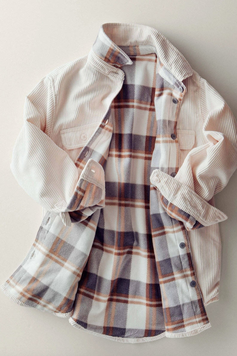 Corduroy Reversible Shacket (3 Colors)