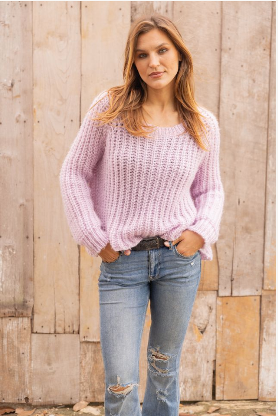 Cropped Rails Crew Neck Sweater