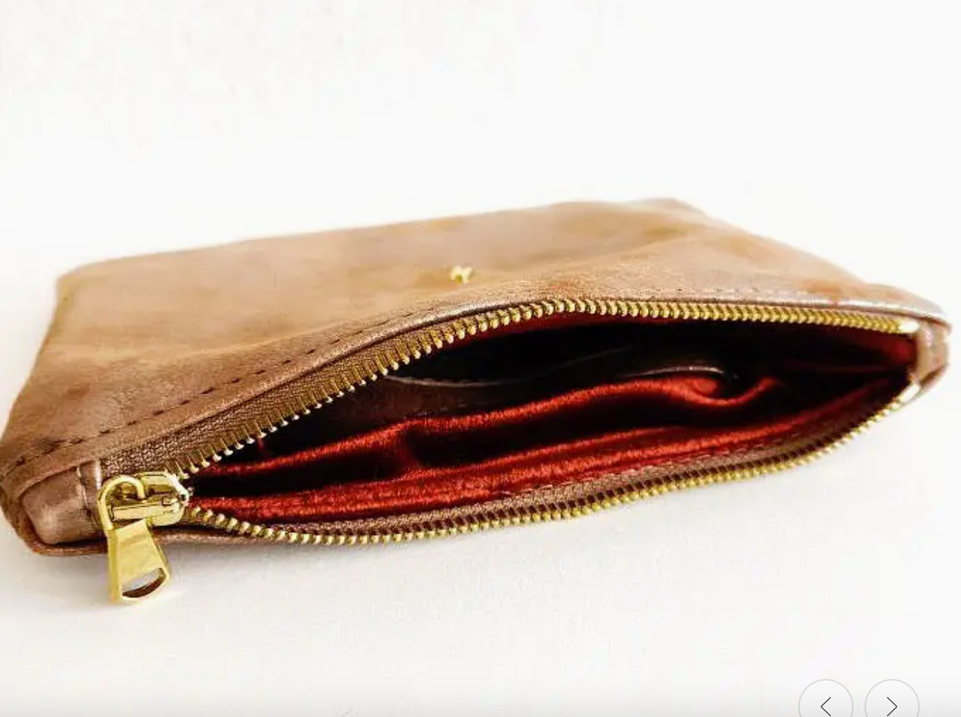 Distressed Tan bolt Pouch
