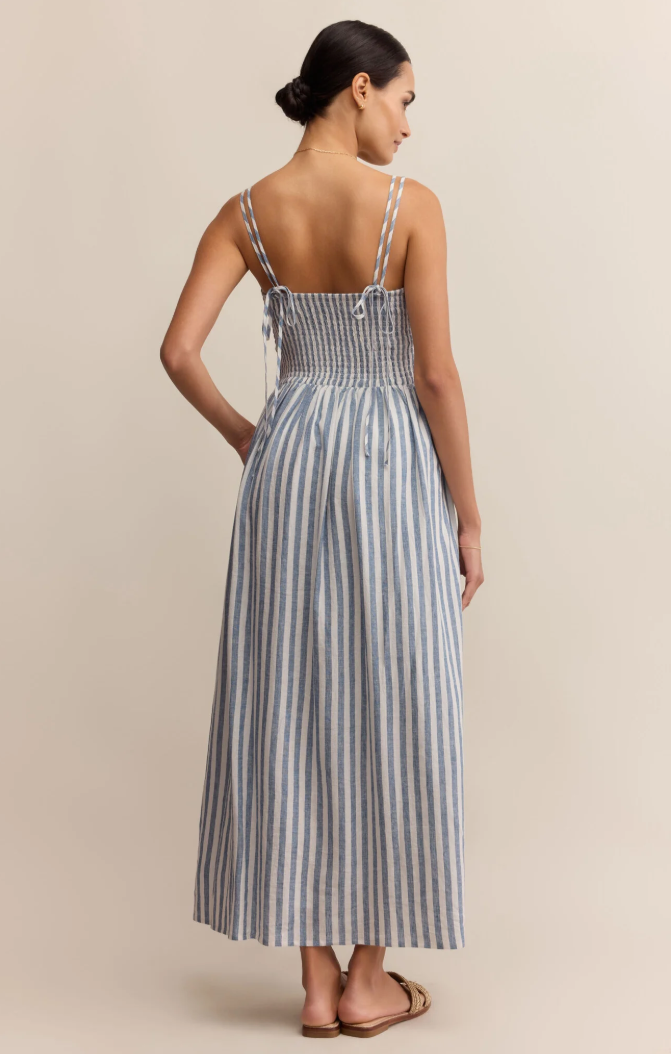 Z supply Nadine Striped Midi Dress