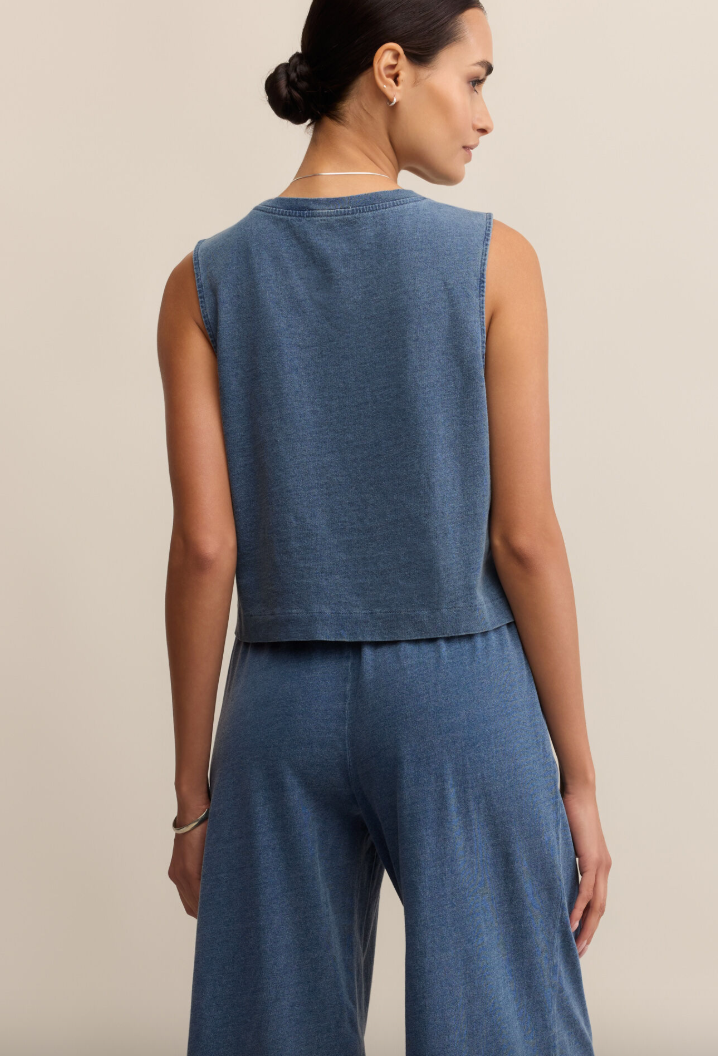 Z Supply Sloane Jersey Denim Muscle