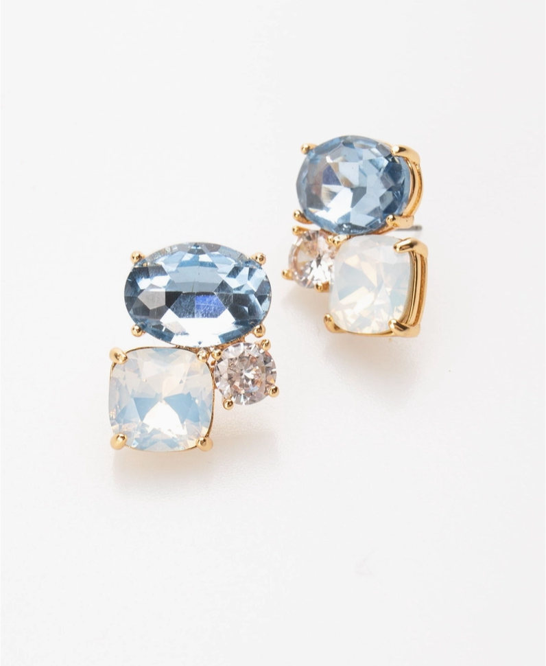 Skylar Crystal Post Earring (3 colors)