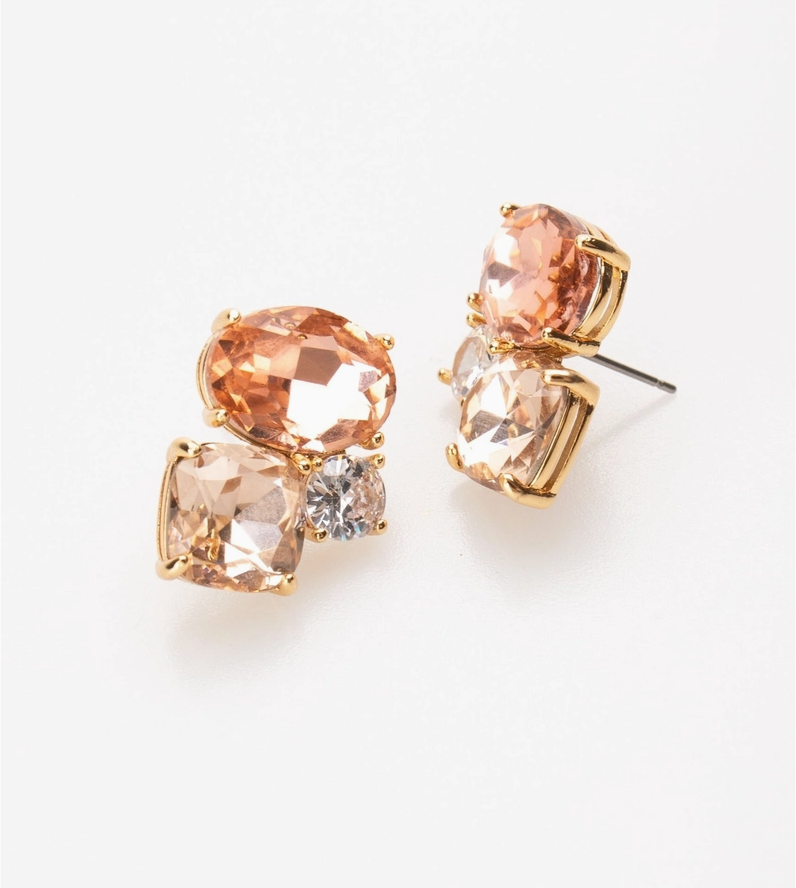 Skylar Crystal Post Earring (3 colors)