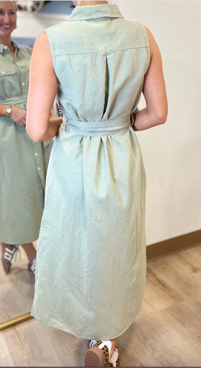 Capri Dress in Green