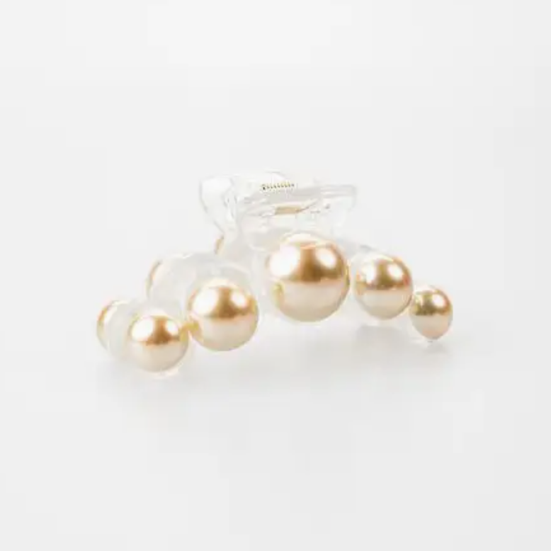 Audrey 3" pearl Clip (2 colors)