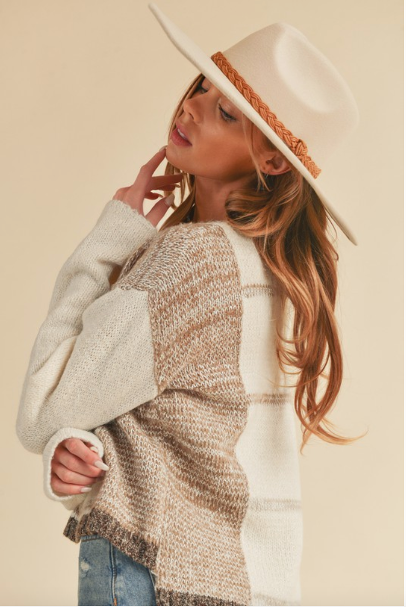 Mona Stripe knit Pullover