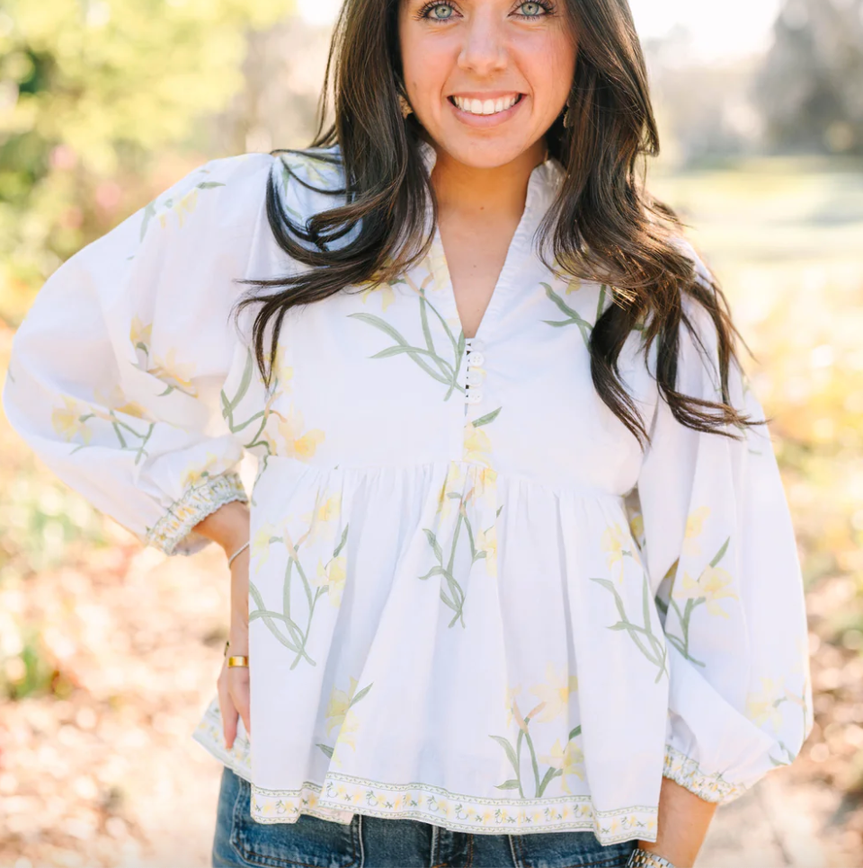 Blufton Daffodil Blouse