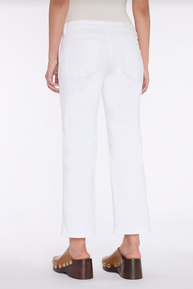 7 For All Mankind Calie Straight Ankle in Soleil