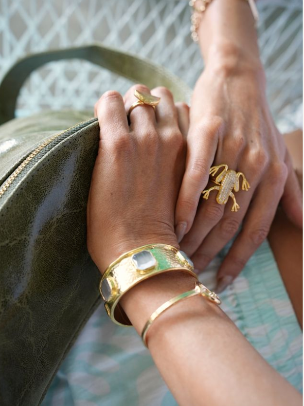 Frog Ring in Gold