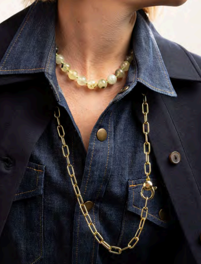 Lauren Amble 32" Paperclip Chain Necklace