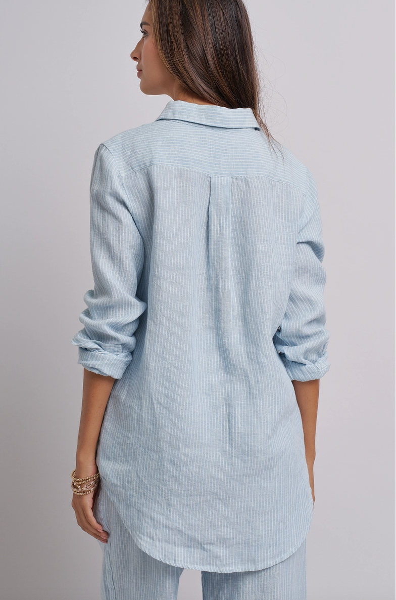 Striped Long Sleeve Button Down