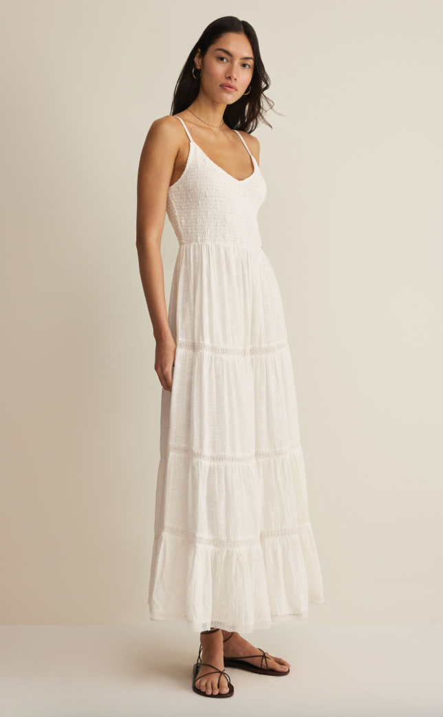 Z Supply Behati Eyelet Midi Dress