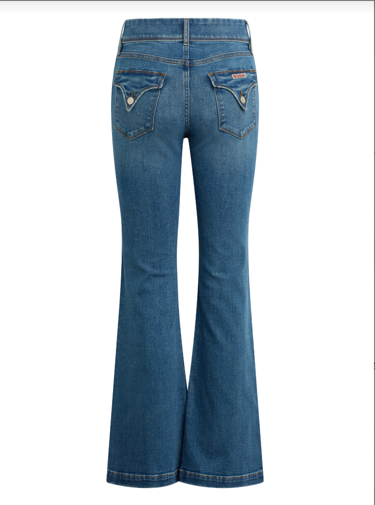 Hudson Dana High Rise Flare in Tranquil