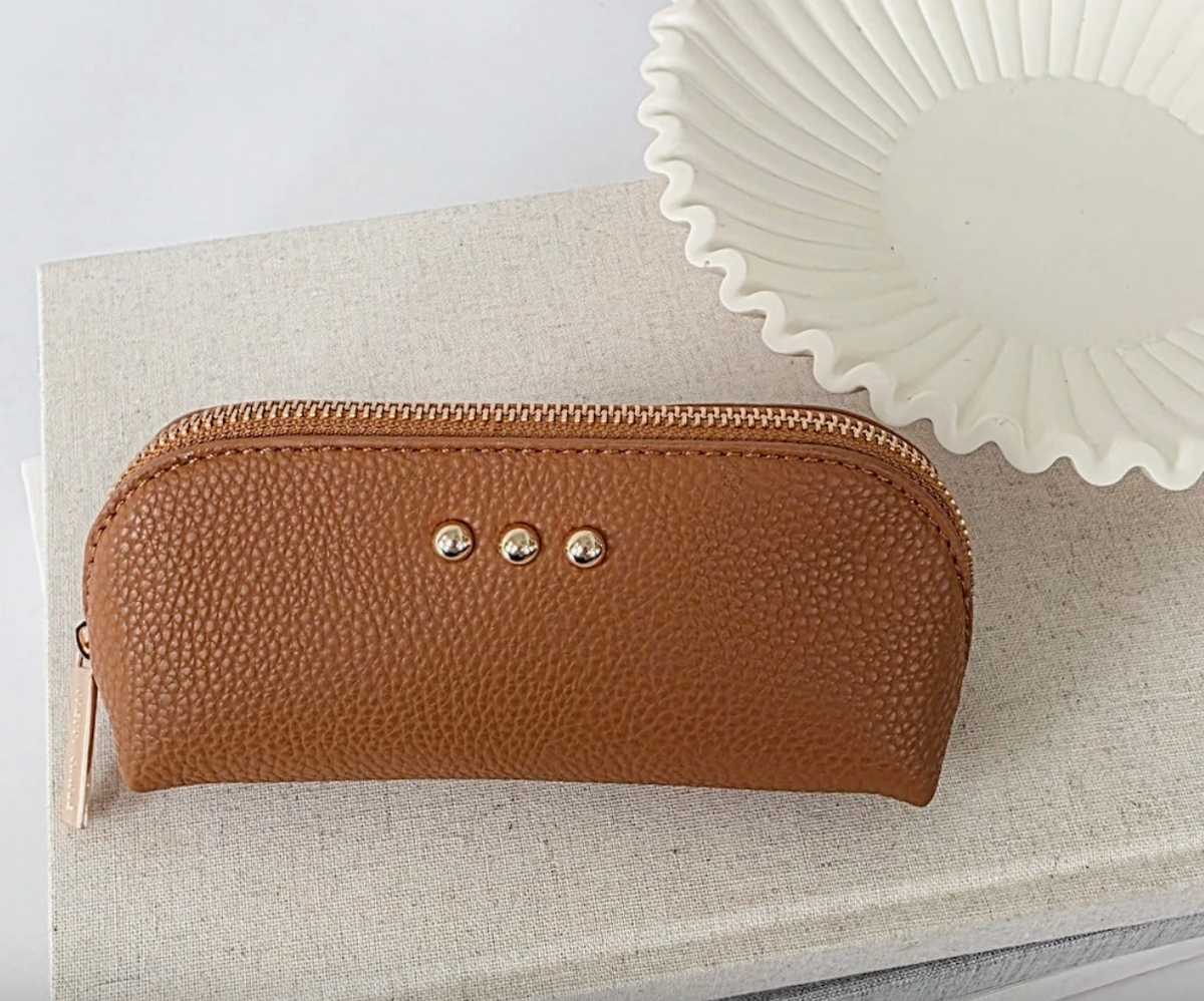 Vegan Leather Sunglass Pouch - 5 colors