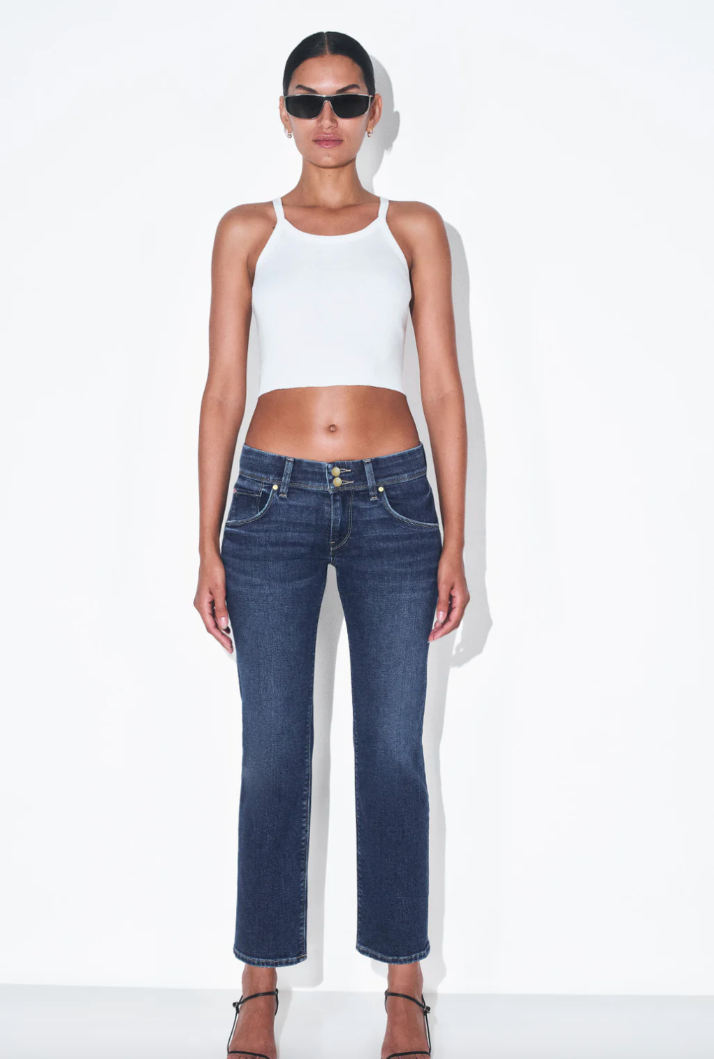 Beth Midrise Straight Ankle Jean in North Gate