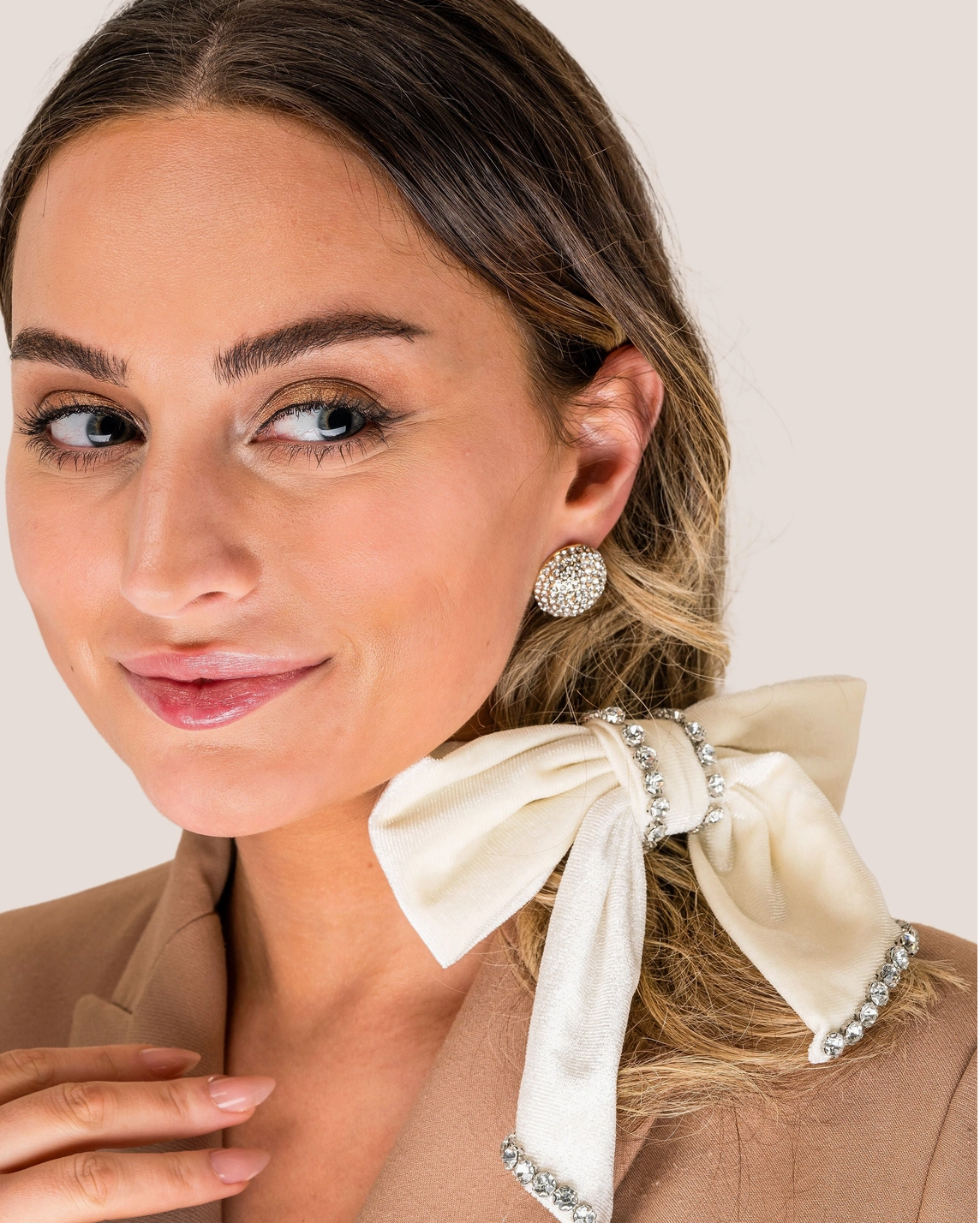 Crystal Post Earring (2 colors)