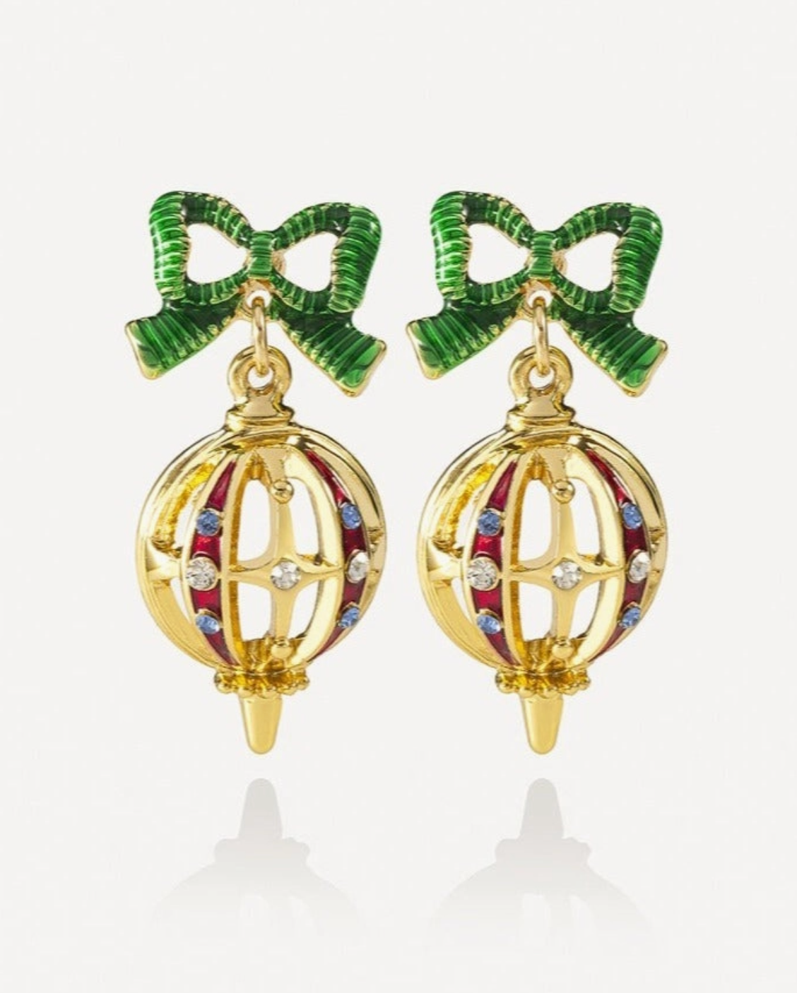 Vintage Christmas Ornament Earring