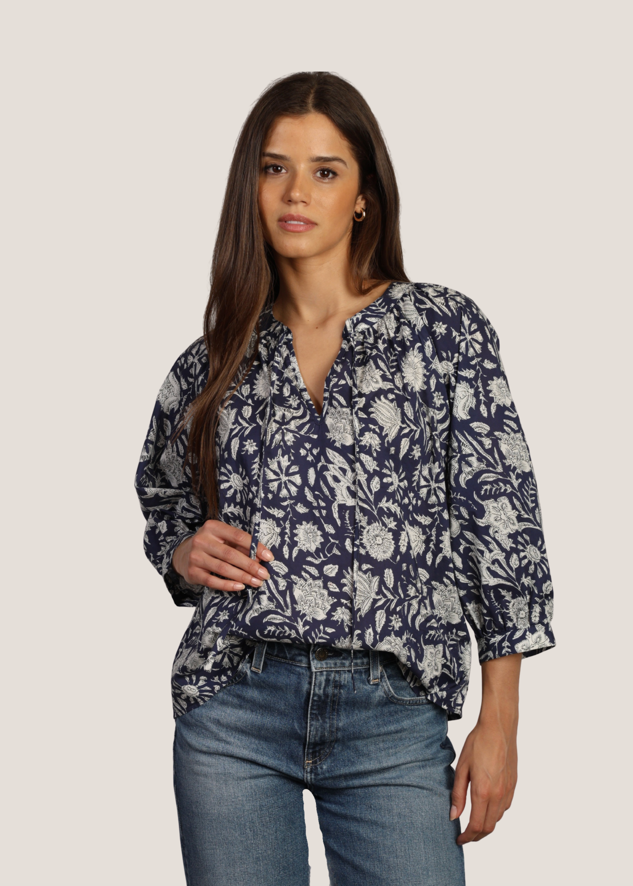 Emma Floral Top