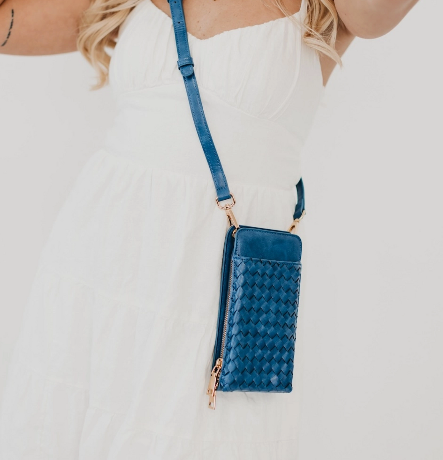 Woven Double Duty Phone Bag