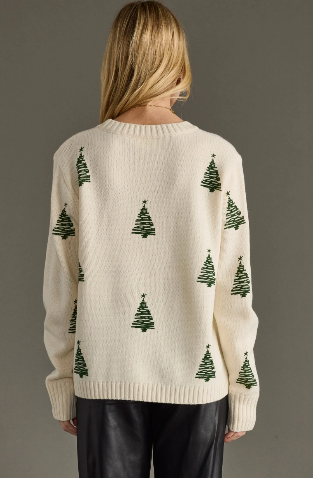 Ivory Tree Sweater