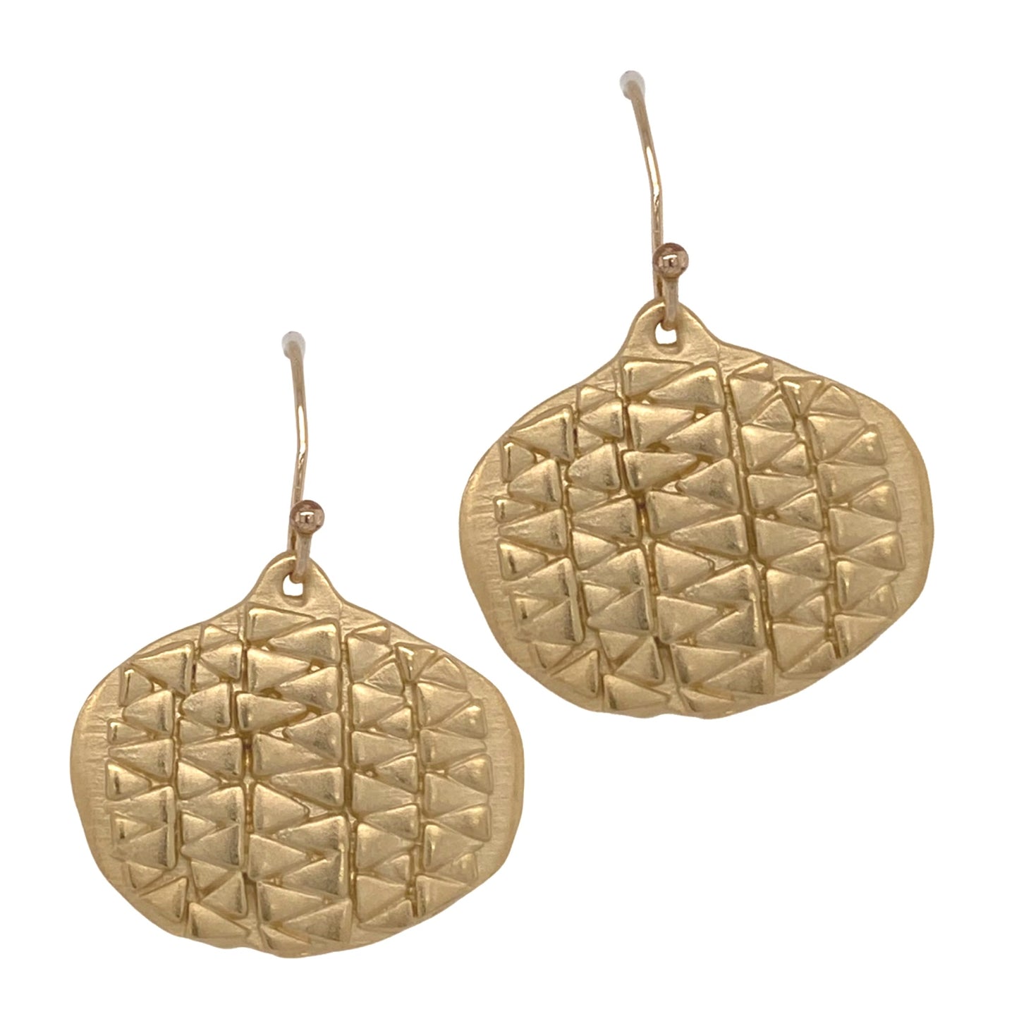 Tribal Wide Earrings in Gold | Nalu |Nantucket