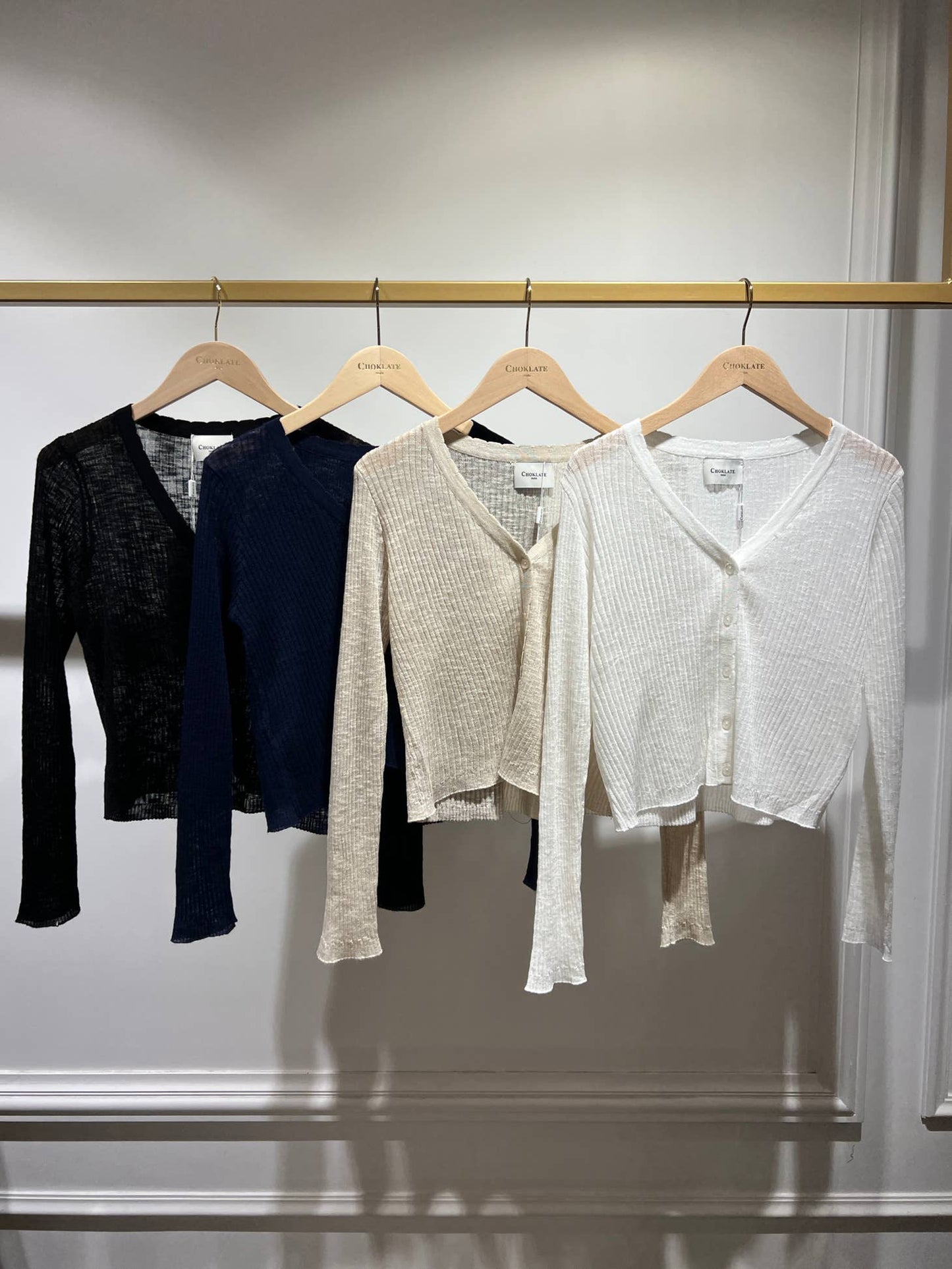 Chokolate Paris Gilet Cardigan OS