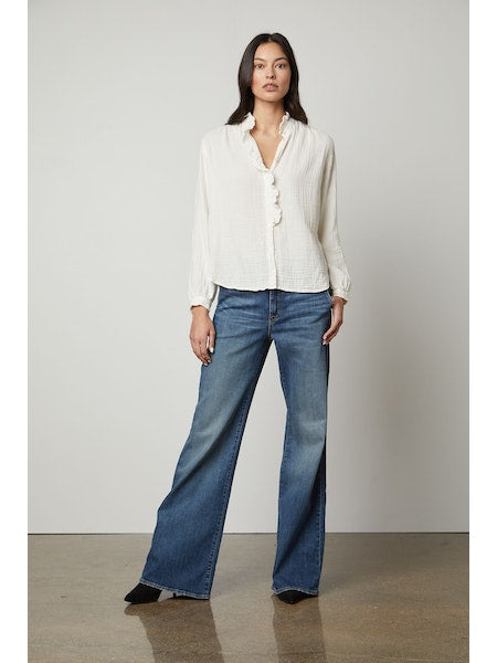 Velvet by Graham & Spencer Trisha Button Down