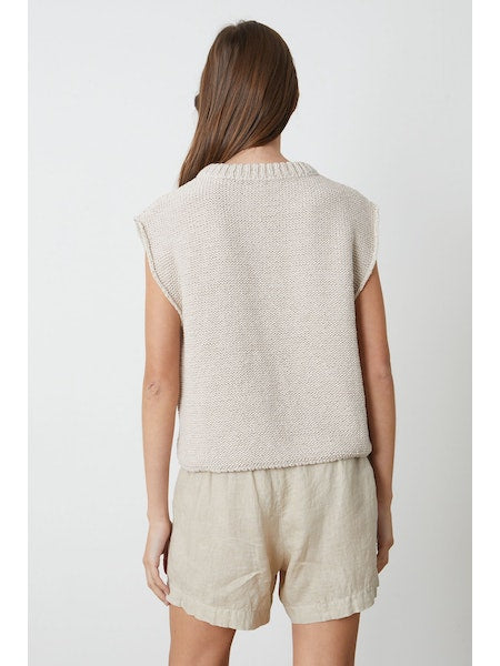 Velvet by Graham & Spencer Sage Sweater in Putty