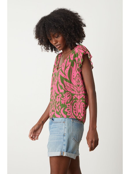 Velvet by Graham & Spencer Aleah Top in Pink