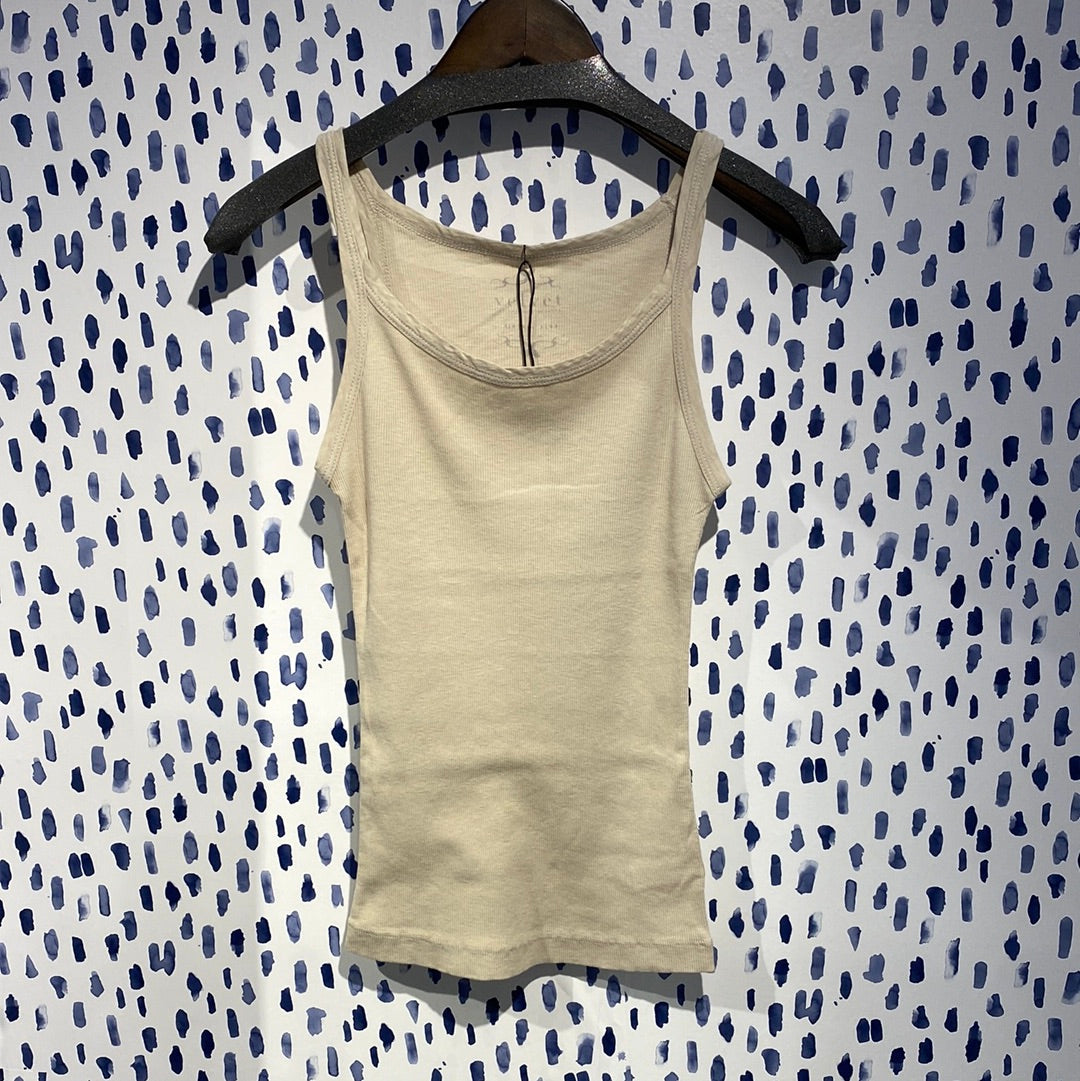 Velvet by Graham & Spencer Aliza Tank in Gravel