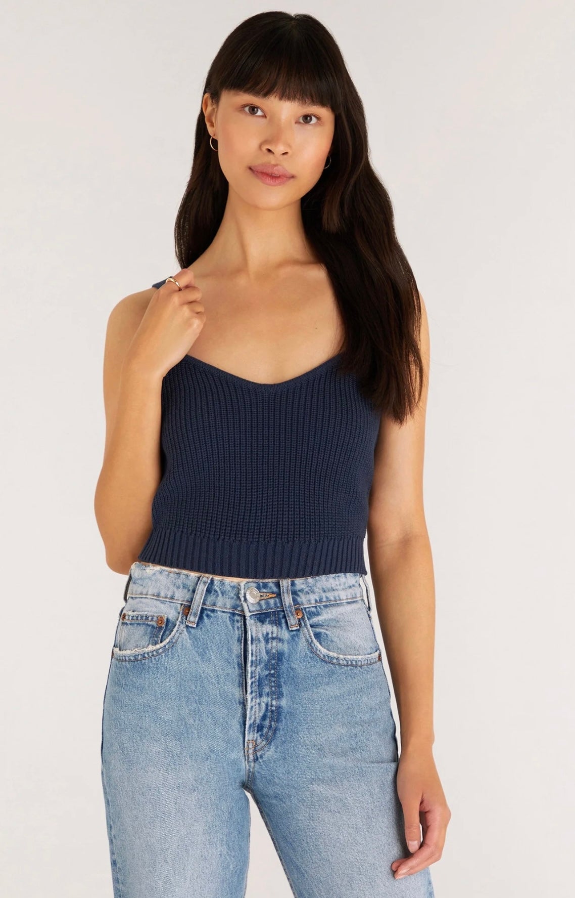 Z Supply Elsa Sweater Cami in Navy