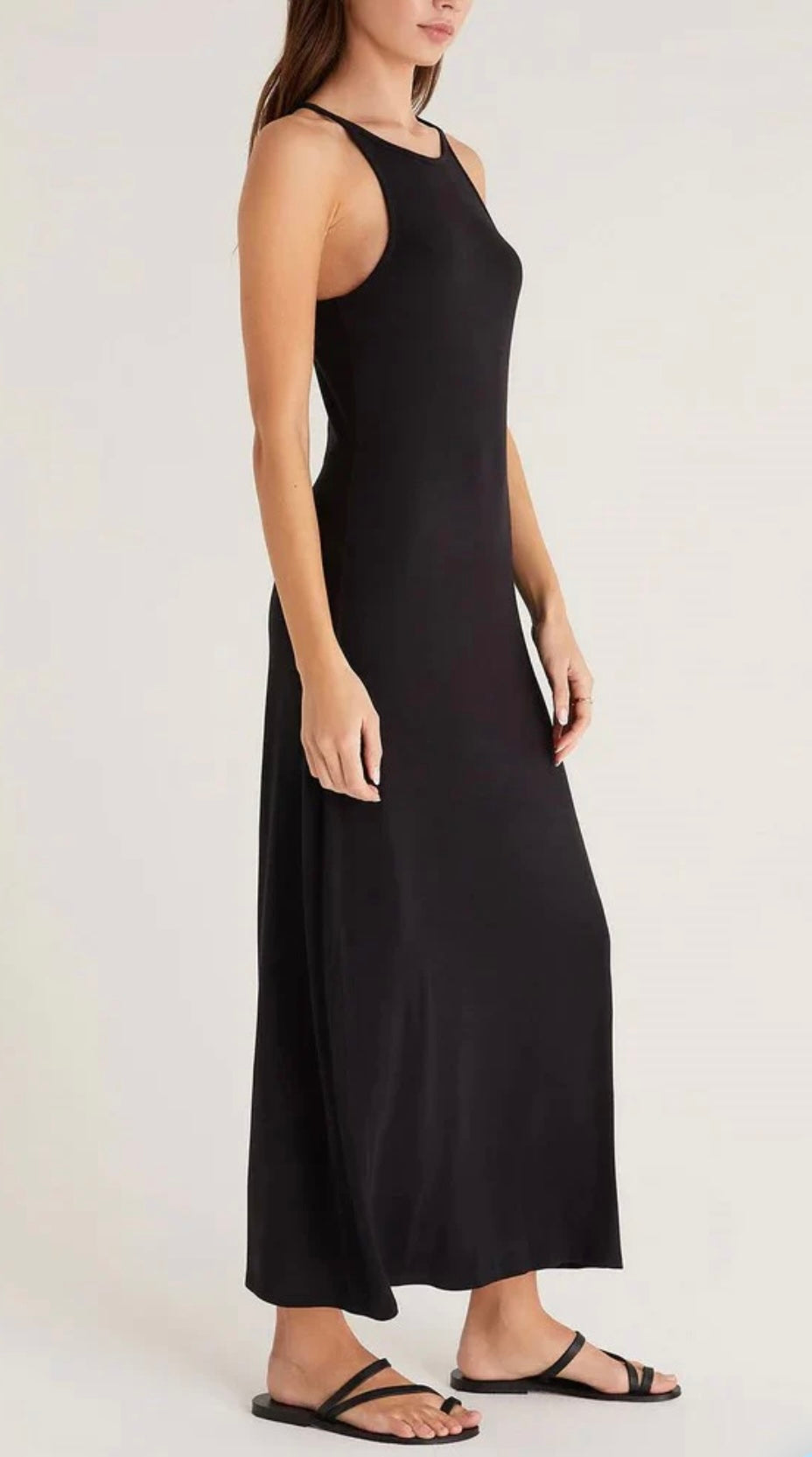 Z Supply Viola Midi Dress in Black