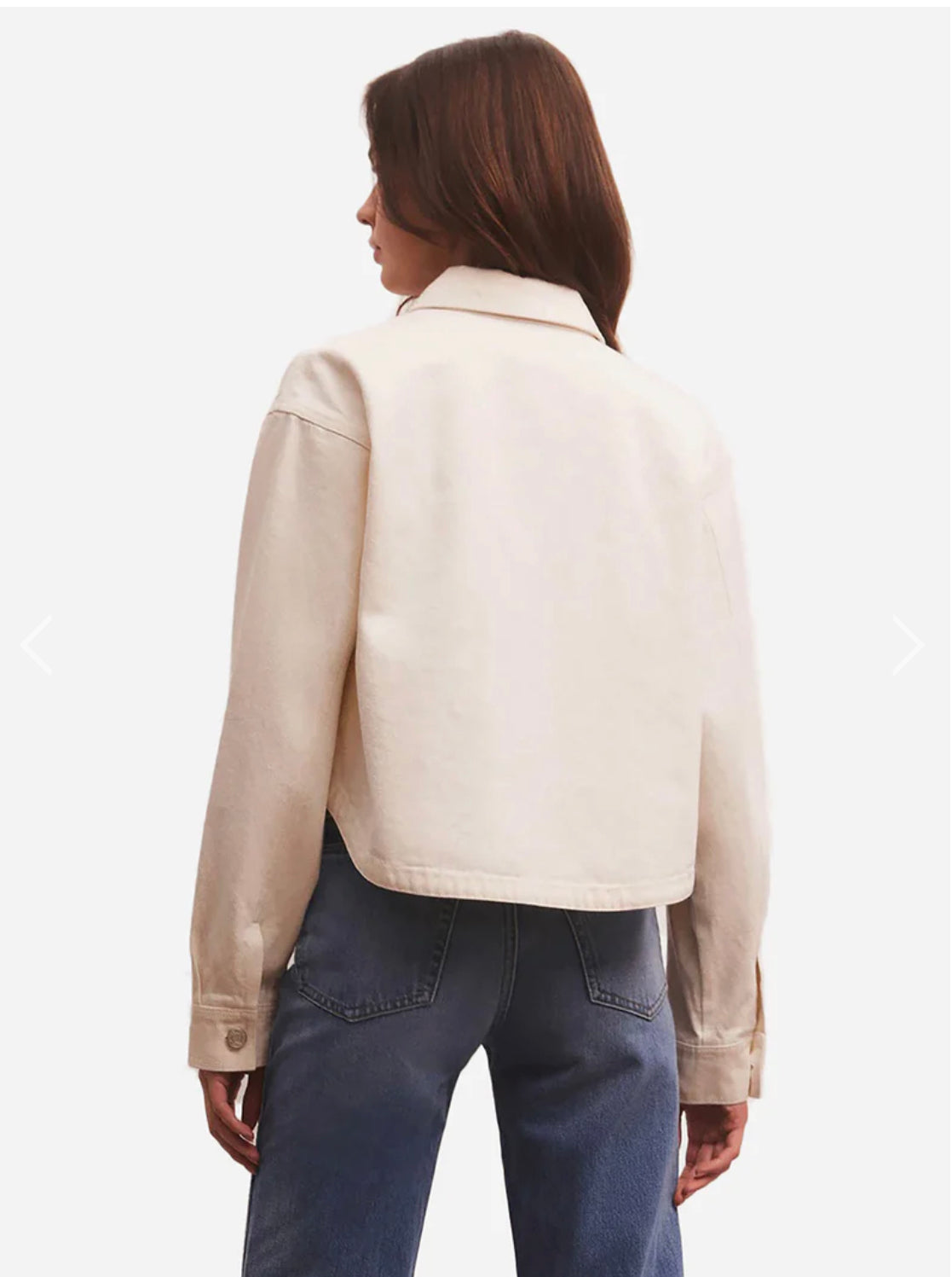 Z Supply All Day Cropped Denim Jacket