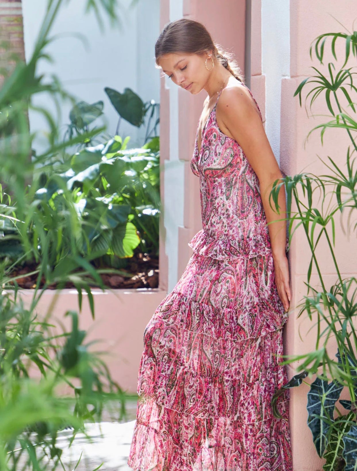 Debbie Katz Christy Tiered Stap Dress
