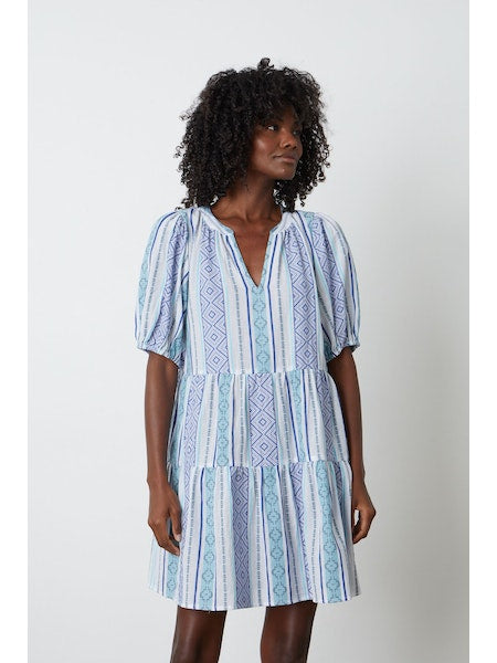 Velvet by Graham & Spencer Monique Dress in Black/White