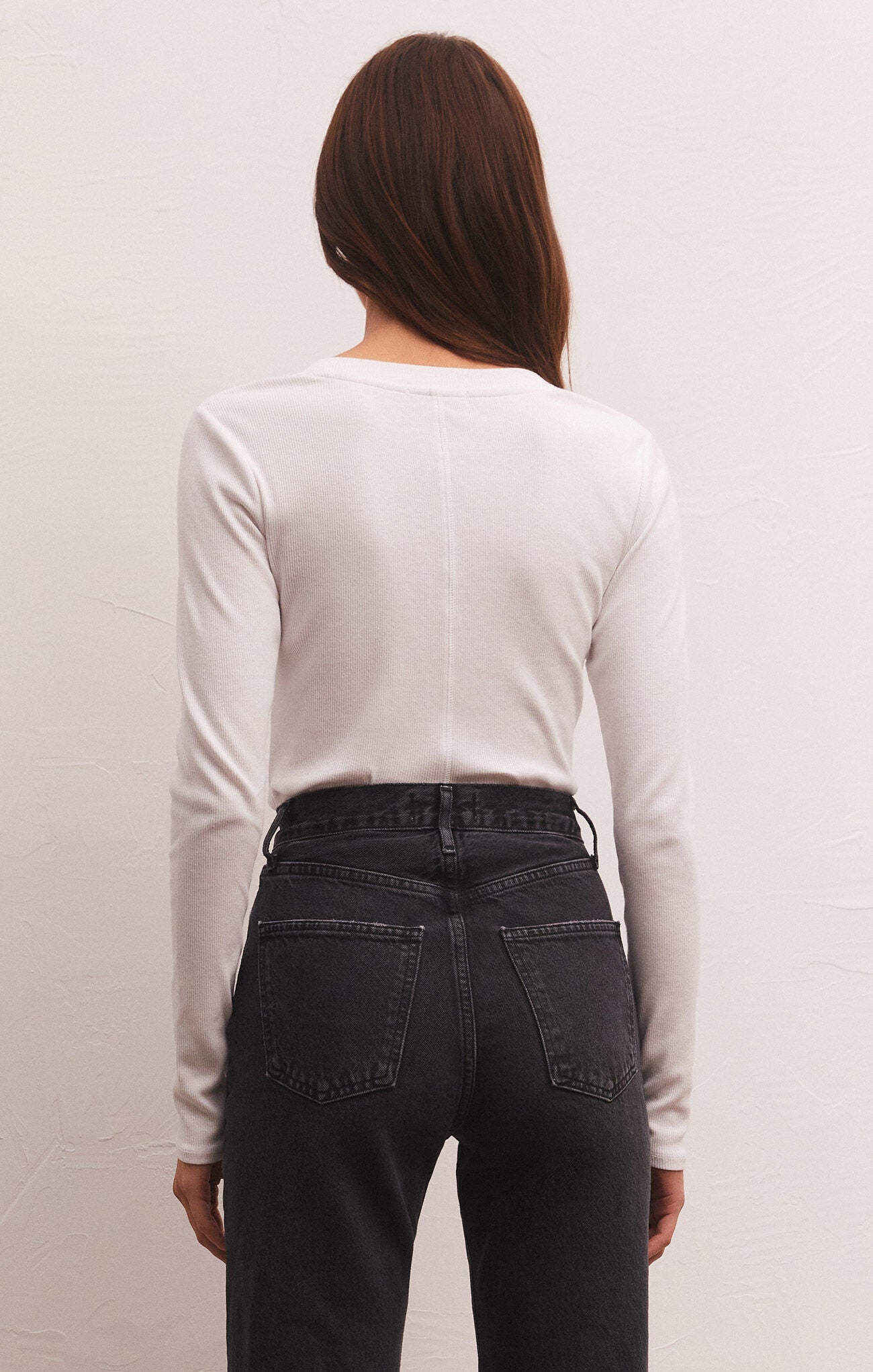 Z Supply Sirena Rib Long Sleeve Tee