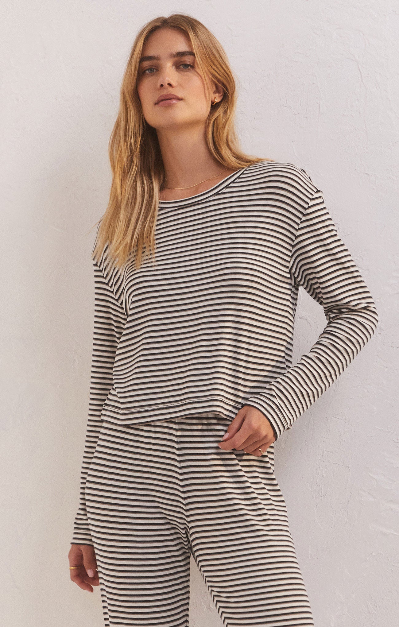 Z Supply Constance Stripe LS Top