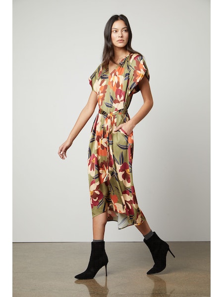 Velvet by Graham & Spencer Francine Dress in Hydrangea