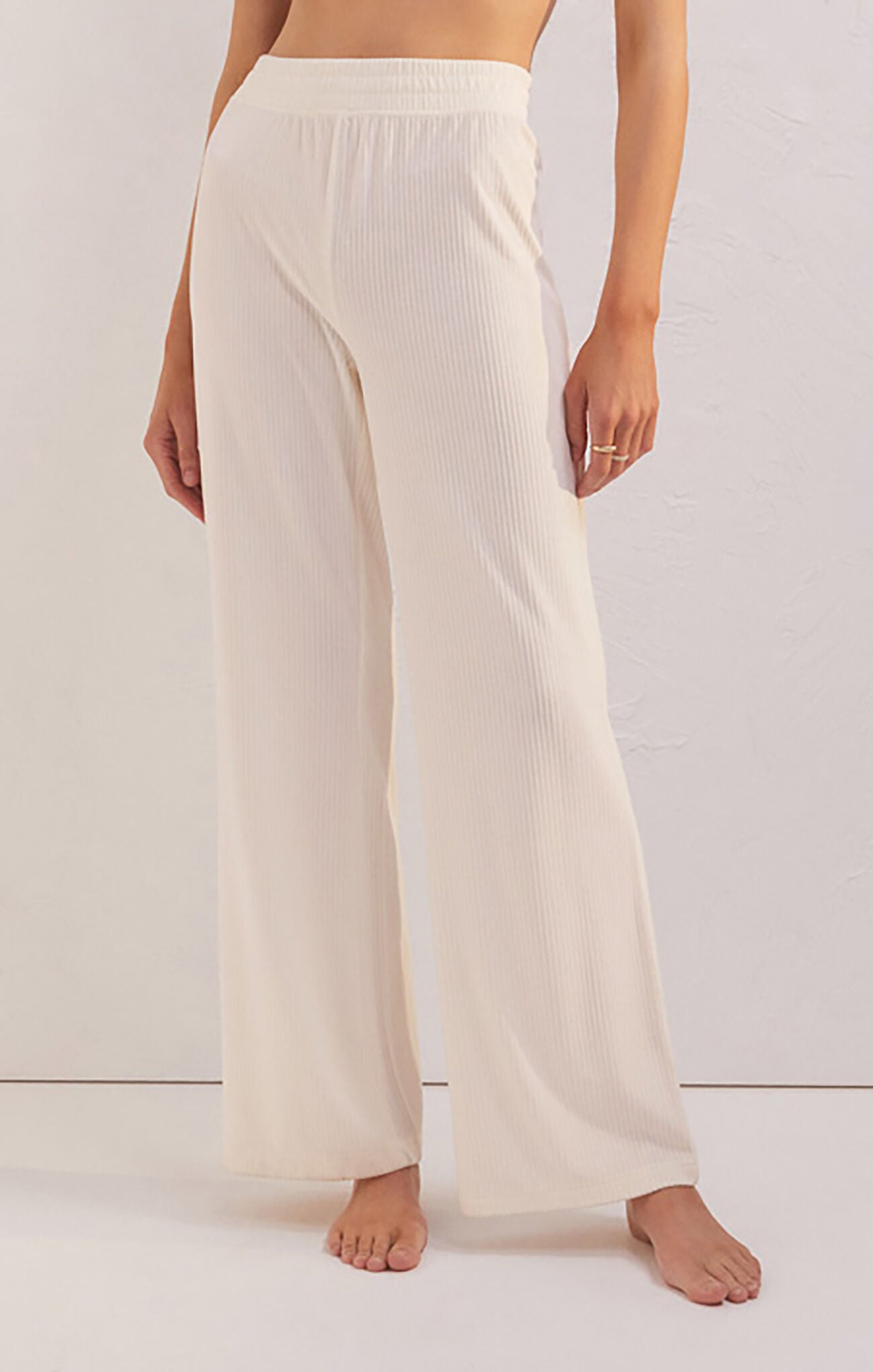 Z Supply Flare Up Velour Pant