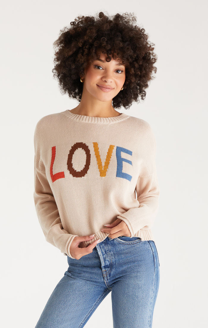 Z Supply Sienna Love Sweater in Ecru