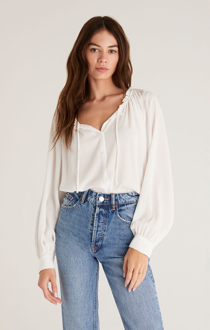 Z Supply Adella Top in White