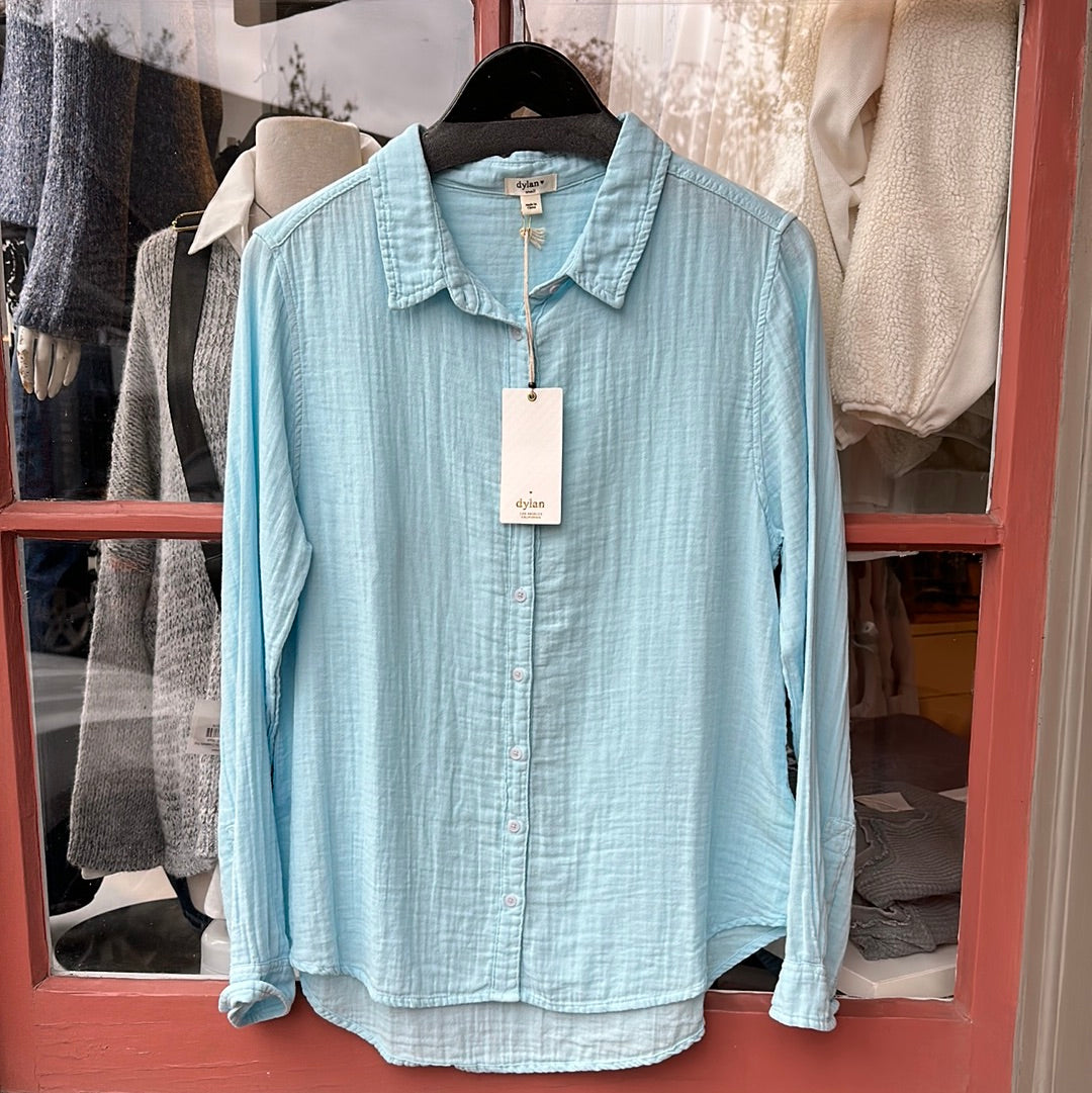 Dylan Taylor Gauze LS Button Down