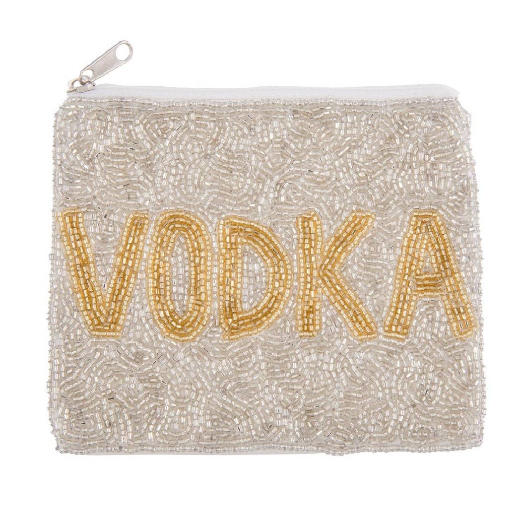 Beaded Vodka Pouch
