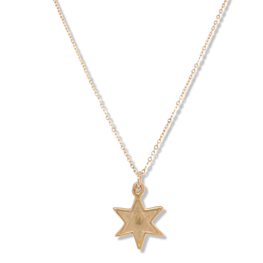 277nlg - Large Star Charm in Gold