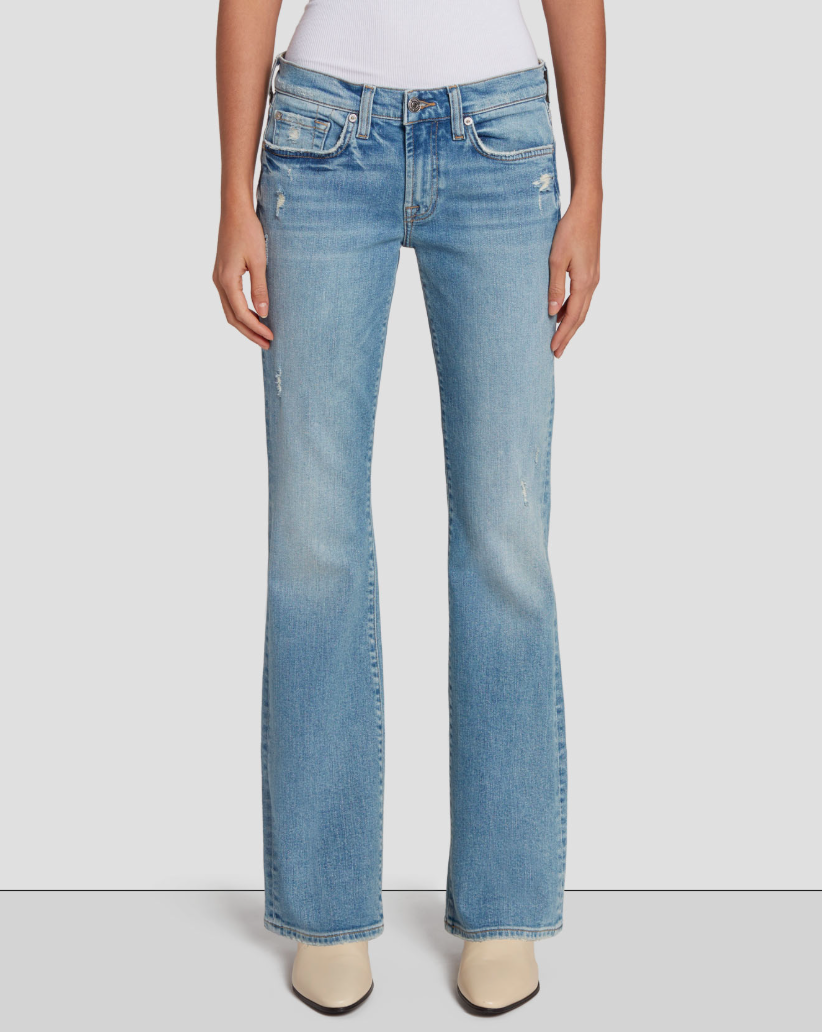 7 For all Mankind Classic Bootcut Jeans in Summer Fig