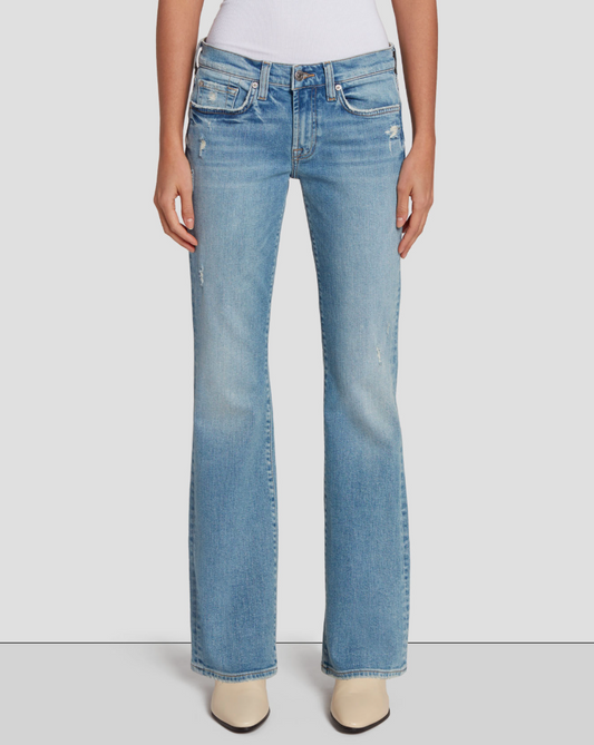 7 For all Mankind Classic Bootcut Jeans in Summer Fig