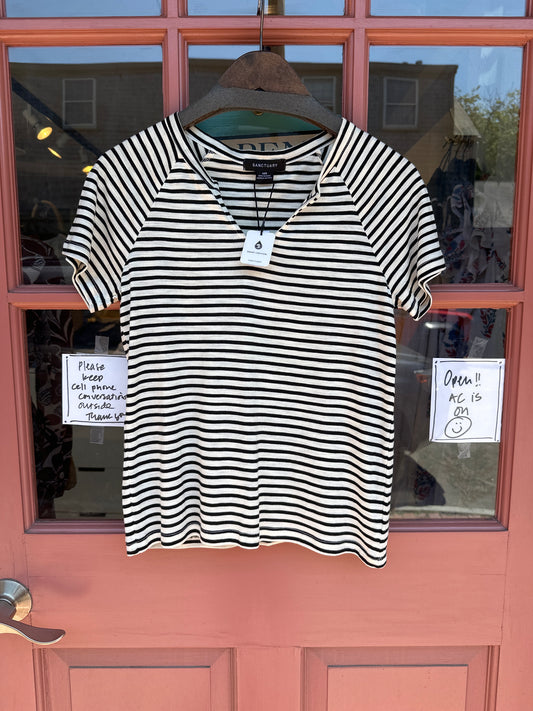Notch Neck Top