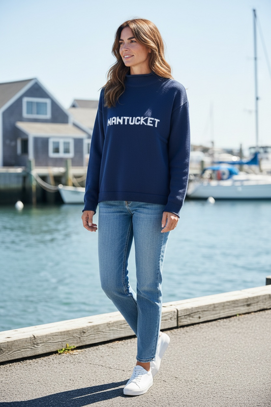 Nantucket Roll Neck Sweater