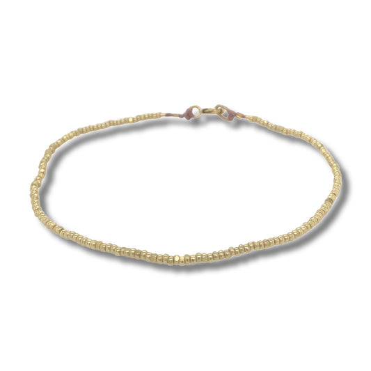 Micro Beaded Bracelet in Gold | Nalu | Nantucket
