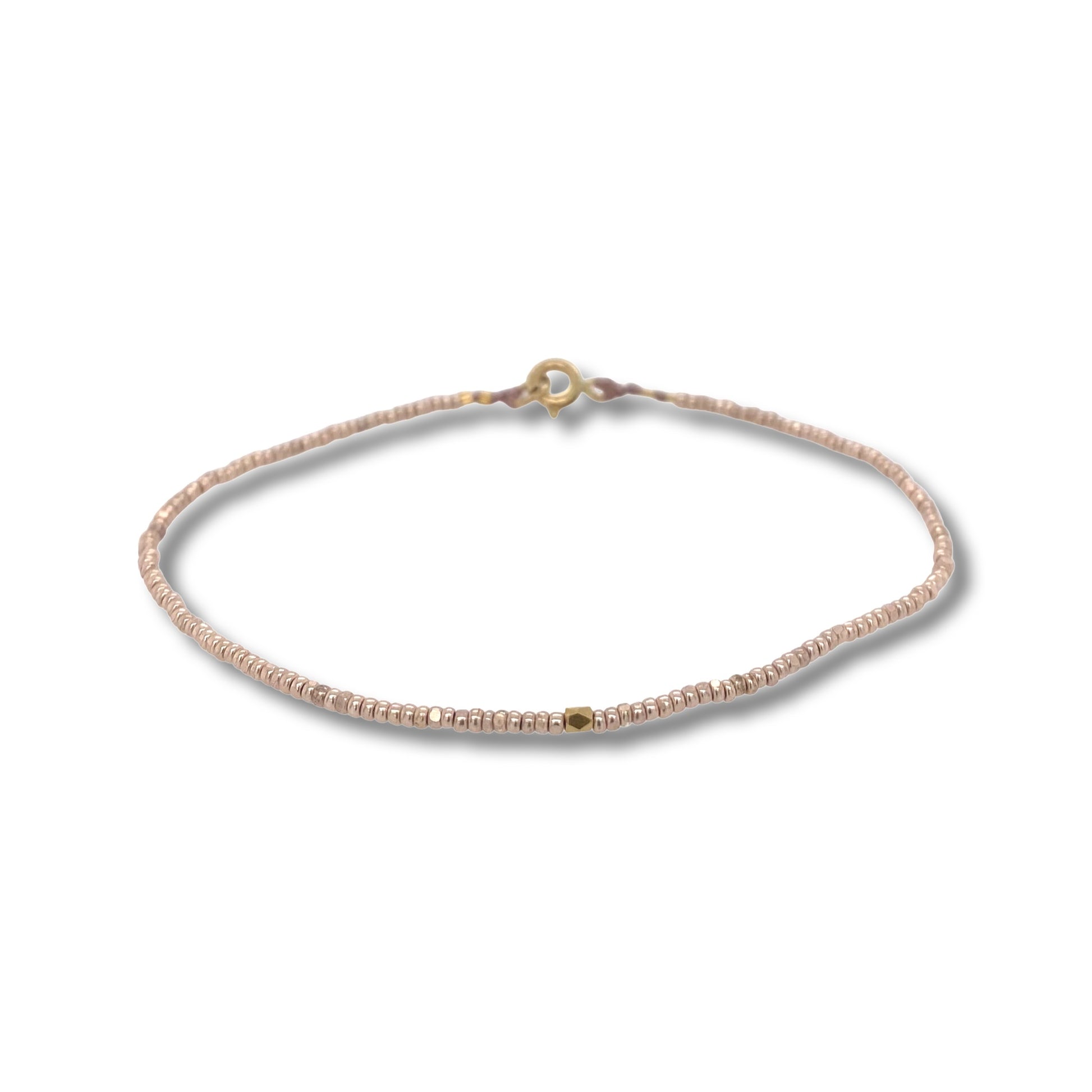 Micro Beaded Bracelet in Rose Gold | Nalu | Nantucket
